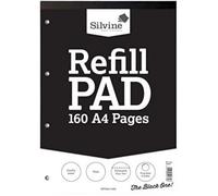 Silvine Plain A4 Refill Pad (Pack Of 6) White (One Size)