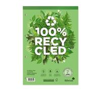 Silvine Silvine Premium A4 Refill Pad Recycled Ruled 120 Pages Green (Pack 5)