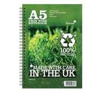 Silvine Premium Notebook Recycled Wirebound Ruled 120pp 80gsm - R103
