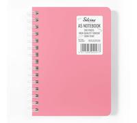 Silvine Premium A5 Notebook 280 Lined Pages 100gsm Thick Paper with Durable Waterproof Covers for Office, Students, Professionals [Pink]
