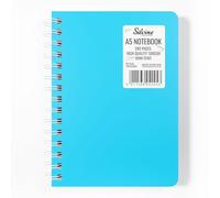 Silvine Premium A5 Notebook 280 Lined Pages 100gsm Thick Paper with Durable Waterproof Covers for Office, Students, Professionals [Blue]