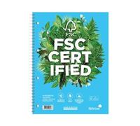 Silvine Premium Notebook FSC Wirebound Perforated Punched Ruled Margin