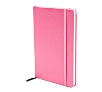 Silvine Premium Soft Elasticated Notebook A5 Pink 197P