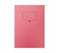 Silvine Rec Ex Book 64P A4 Red PK10