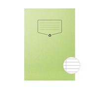 Silvine Recycled A4 Green Lined With Margin Exercise Book (Pack