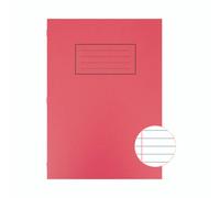 Silvine Red A4 Lined Ex Books PK10