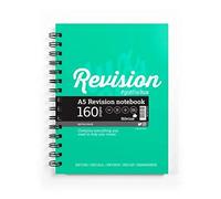 Silvine Revision Notebook Twinwire A5 Green (Pack 6) EX754