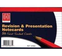 Silvine Revision/Presentation Notecard x 20 pads