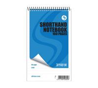 Silvine Shorthand Spiral Notebook 5"x8" 80 Leaves 160 Pages Ruled 443 - Pack Of 12