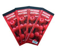 Silvine Slimline Shopping List Jotter Pads Pack of 4