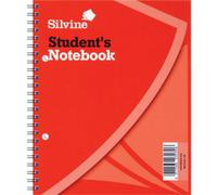 Silvine Student Spiral Notebook Soft Cover 60 Sheets 203X159mm Ref 138
