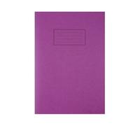 Silvine Tough Shell A4 Feint Ruled With Margin Purple - EX140