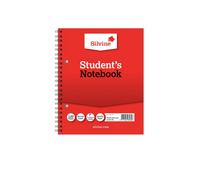 Silvine Twin Wire Notebook (Pack Of 12) Red (203mm X 163mm)