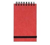 Silvine 76x127mm Wirebound Pressboard Cover Notebook 192 Pages Red (Pack 12) - 194