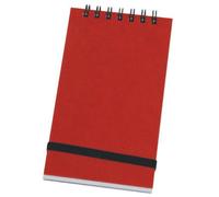Silvine 76x127mm Wirebound Pressboard Cover Notebook 192 Pages Red (Pack 12) - 194