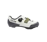 Sidi Silvis XC Clipless Shoes - Mens, Ice White/Olive Green, 40