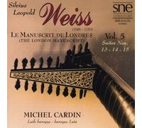 Silvius Leopold Weiss - London Manuscript, The - Vol. 5 (Lute) [French Import]