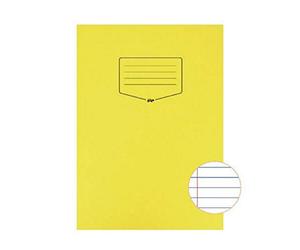 Silvo A4 Tough Shell Ruled Exercise Book, Yellow, Pack Of 25