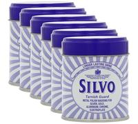 Silvo Duraglit Wadding Polish, Silver, Gold & More - Pack of 6 x 75g