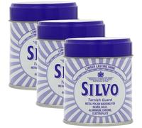 Silvo Metal Polish Wadding 75g - 3 Pack, Brass, Copper, Stainless Steel, Chrome