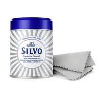 Silvo Silver Polish and Tarnish Guard Kit with 3 Microfibre Cloths - for Jewellery, Cutlery & Silverware