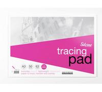 Silvo Silvine A3 Professional Tracing Pad. 50 Sheets Of Quality Lightweight Tracing Paper (63Gsm) Ref A3T50