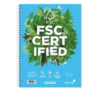 Silvo Silvine A4+ Premium Fsc Wirebound Notebook - Lined With Margin, 160 Pages Of Fsc Certified Paper. Ref R202 Pack Of 5