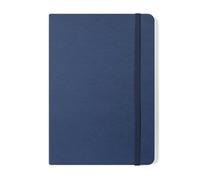 Silvo Silvine A5 Executive Hardback Notebook / Journal Blue. 160 Lined Pages Of 90Gsm Premium Ivory Paper