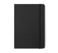 Silvo Silvine A5 Executive Soft Feel Notebook Black. 160 Pages (80 Sheets) Ruled 7mm Feint. Ref 197Bk (148 X 212mm)