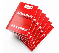 Silvo Silvine Duplicate Cash Receipt Book - 30 Receipts Per Book, Gummed (63 X 105mm)