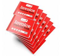 Silvo Silvine Duplicate Invoice Book - Numbered 1-100 With Index Sheet (102 X 127mm) Pack Of 12