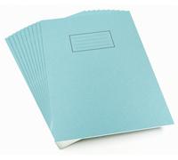 Silvo Silvine Ex114 Plain Exercise Book - Blue (Pack Of 10), A4 (210X297mm)
