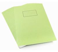 Silvo Silvine Exercise Book A4 Ruled With Margin Green (10 Pack)