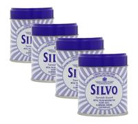 Silvo Tarnish Guard Metal Polish Wadding for Silver, Gold, Aluminum, Chrome, Electroplate - Longer Lasting Shine (Pack of 4)