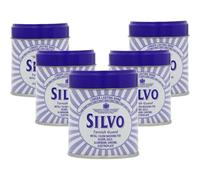 Silvo Tarnish Guard Metal Polish Wadding for Silver, Gold, Aluminum & Chrome | Longer Lasting Shine | Pack of 5 (75g Each)