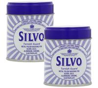 Silvo Wadding x 2 - Metal Polish for Silver, Gold, Aluminium, Chrome, Electroplate