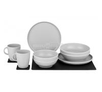 Silwy + Brunner Magnetic Melamine Plate Set Dolomit - Grey - Blue - White