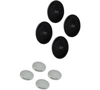 Silwy® Magnetic Power Bundle XXL - Magnetic Retrofit Kit for Coffee Machines, Kettles & Appliances | 4 Magnets + 4 Gel Pads + 4 Adhesive Dots | Secure Hold for Devices in Camper, Boat & Motorhome