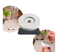 silwy Magnetic Adapter for existing stemware Including Metal Nano Gel pad, Gray, Universal Größe Stielgläser