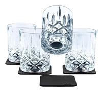 Silwy Magnetic Crystal Glass WHISKY - set of 4