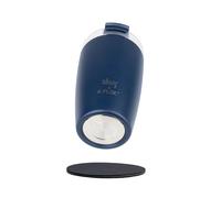 Silwy® Magnetic Travel Mug To Go Midnight with Metal Nano Gel Pad - Premium Stainless Steel Coffee Mug/Tea Mug, Leak-Proof, Keeps Drinks Hot for 3 Hours - for Campers, Home and Travel