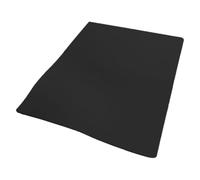 Silwy® Metal Mat Black in Leather Look for Storing Magnetic Harness, 36 x 27 cm, Can Be Cut to Size, Perfect for Caravanning and Boating
