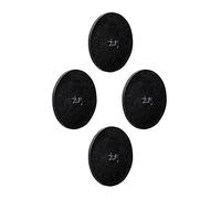 silwy Metal-Nano-Gel-Pads Black in Leather-Look, Accessories for Magnets, Door Stopper, Magnetic pin Board