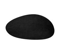 silwy Metal-Nano-Gel-Placemat in Leather-Look for the magnetic system - No more slipping or falling glasses (BLACK)