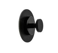 silwy® Spot Magnetic Hook with Metal Pad 3M in 8 cm Black - Mounting Option with 4 kg Tensile Force - Versatile Use