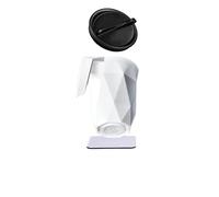 Silwy® to-GO Plastic Handle Cup with Washable, Reusable Metal Nano Gel Pad White - Non-Slip Caravanning and Camping Cups, Boat and Yacht Accessories