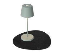 silwy® x sompex Magnetic Light Olive Green with Metallic Nano Gel Placemat and USB-C Charging Cable - Infinitely Dimmable Table Lamp - Perfect for Camping and Outdoor Activities