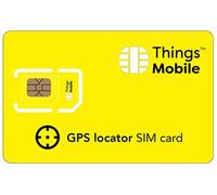 SIM Card for GPS Tracker -Things Mobile - Global Coverage, GSM/2G/3G/4G LTE Multi-Operator Network, No Fixed Costs, No Deadline with Competitive Rates. 10 € Credit Included