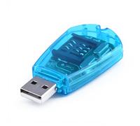 SIM Card Reader, Read Edit Backup SMS Messages, Copy Content Between SIM Cards with USB Interface, for Mobile Phone and Computer