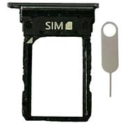 Sim Card Tray Slot Holder Replacement for Motorola Moto Razr 40 Ultra/Razr Plus 2023 XT2321 Incl Card Ejector pin (Black)